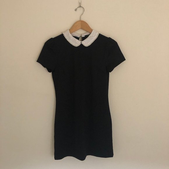 Forever 21 Dresses & Skirts - Forever 21 | Black Dress with White Collar